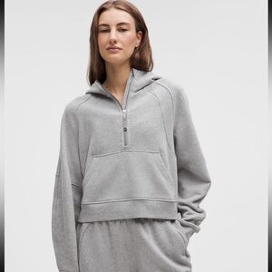 lululemon scuba oversized half zip hoodie